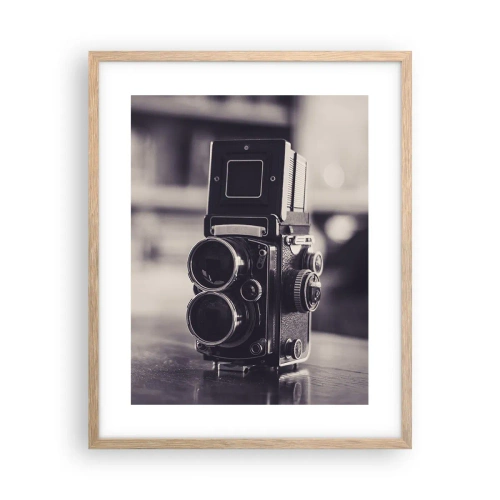Affiche dans un chêne clair - Poster - La magie de la photographie ancienne - 40x50 cm