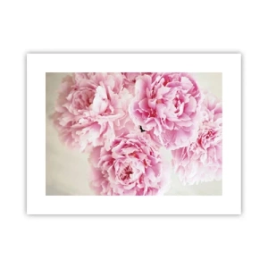 Affiche - Poster - En glamour rose - 40x30 cm
