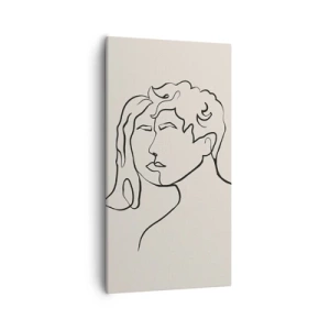 Impression sur toile - Image sur toile - Et l'unité est apparue - 55x100 cm