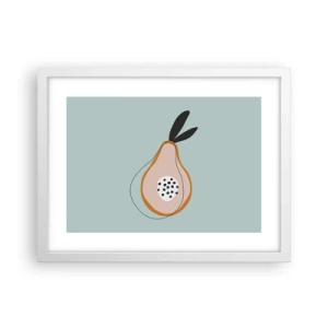 Affiche dans un cadre blanc - Poster - Pénétrer la nature des choses - 40x30 cm