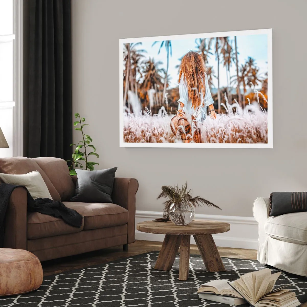 Affiche - Poster - Né de peluches d'herbe - 91x61 cm