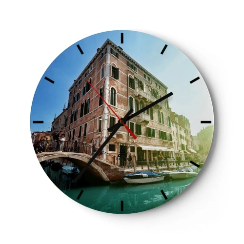 Horloge murale - Pendule murale - Venise - Amore Moi - 40x40 cm