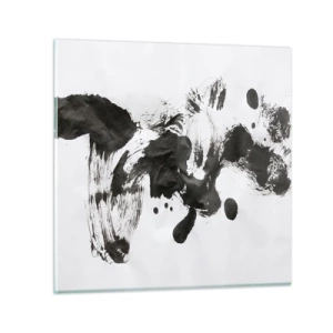 Impression sur verre - Image sur verre - De la méthode dans la folie ? - 30x30 cm