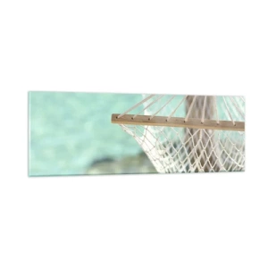 Impression sur verre - Image sur verre - Le temps de la détente - 90x30 cm