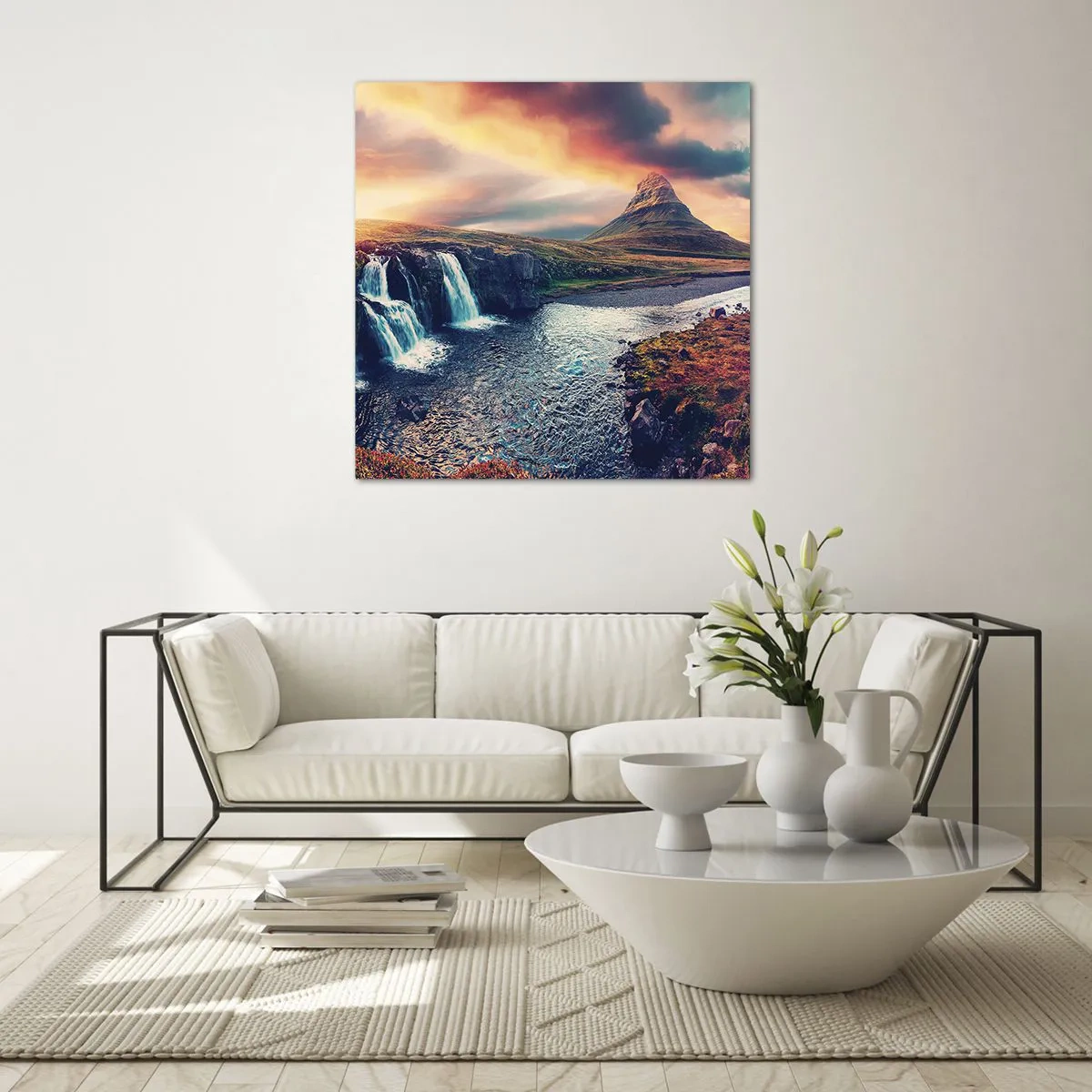 Impression sur verre - Image sur verre - Dans la majesté de la nature - 60x60 cm