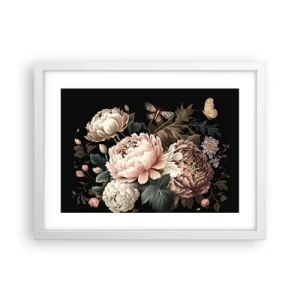 Affiche dans un cadre blanc - Poster - De style baroque - 40x30 cm