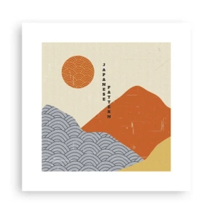 Affiche - Poster - Dans l'esprit japonais - 30x30 cm