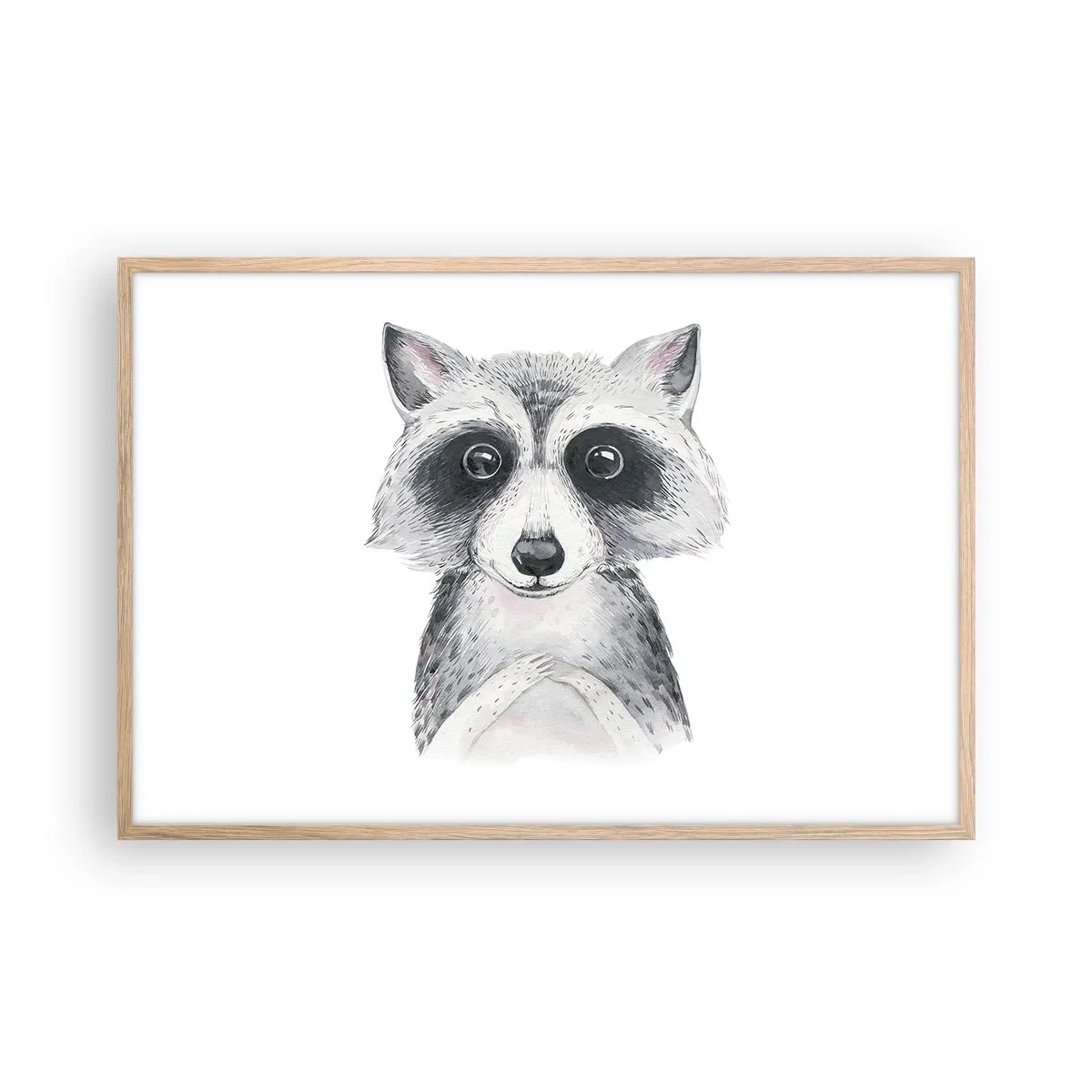 Affiche dans un chêne clair - Poster - Un moment pour s'émouvoir - 91x61 cm