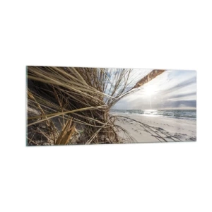 Impression sur verre - Image sur verre - Rencontre des éléments - 100x40 cm