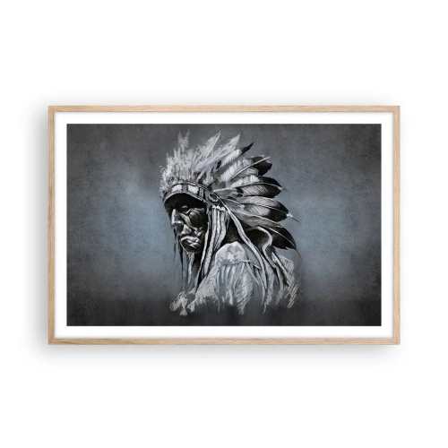 Affiche dans un chêne clair - Poster - Retour aux sources - 91x61 cm