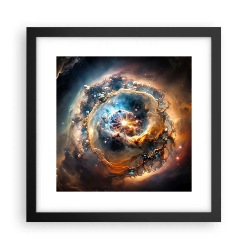 Affiche dans un cadre noir - Poster - Le début - 30x30 cm