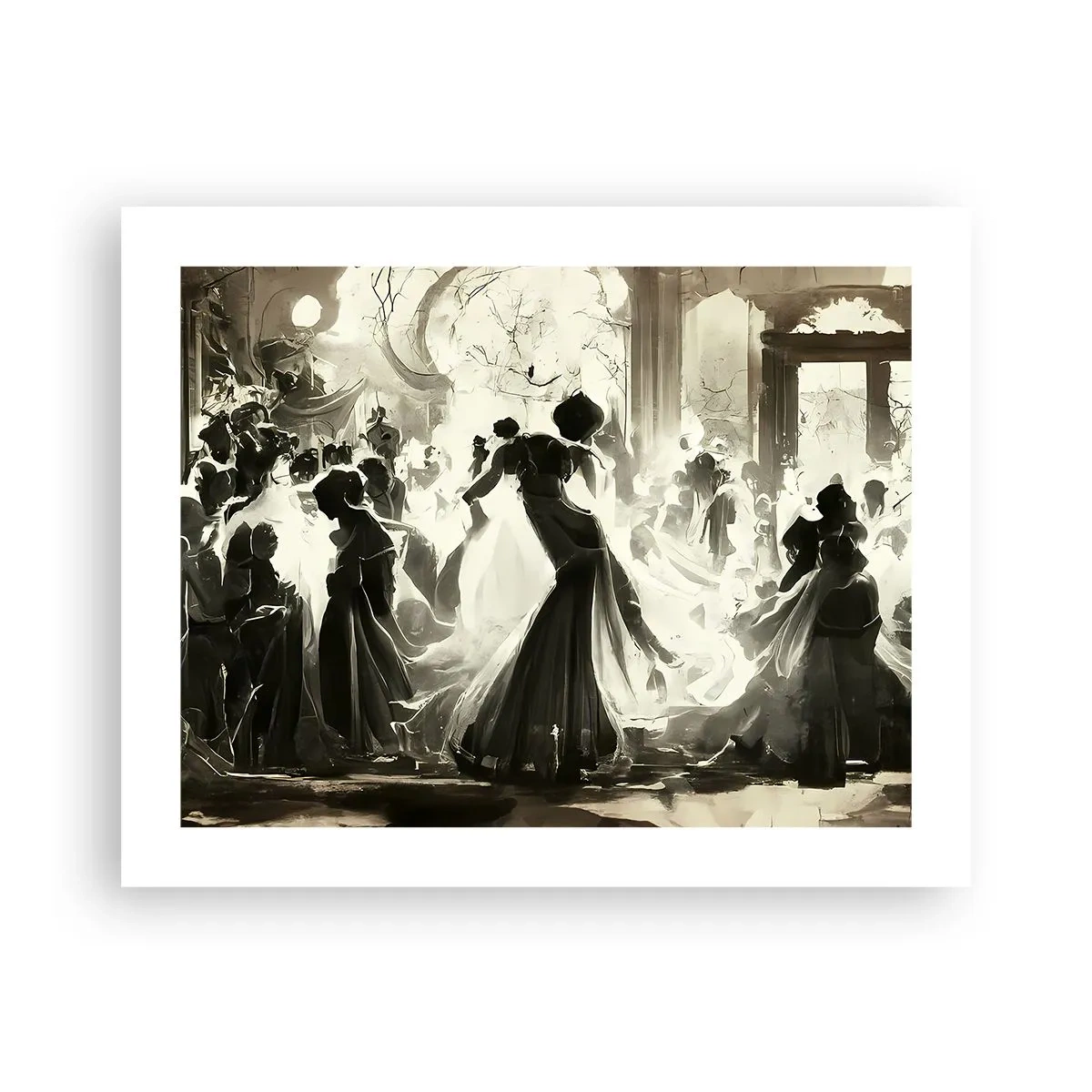 Affiche - Poster - La grande mascarade - 50x40 cm