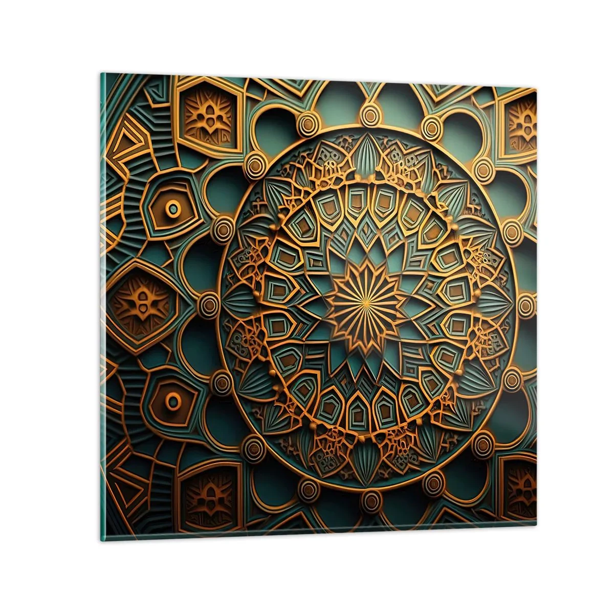 Impression sur verre - Image sur verre - Dans une ambiance arabe - 50x50 cm