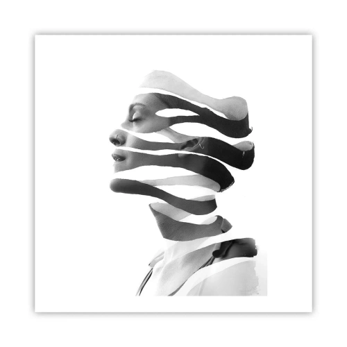 Affiche - Poster - Portrait surréaliste - 60x60 cm