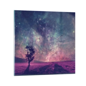 Impression sur verre - Image sur verre - Sous un ciel magique - 50x50 cm