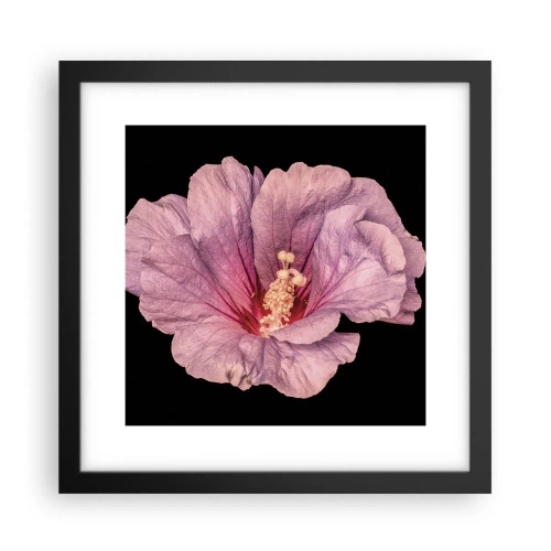 Affiche dans un cadre noir - Poster - Directement au coeur - 30x30 cm