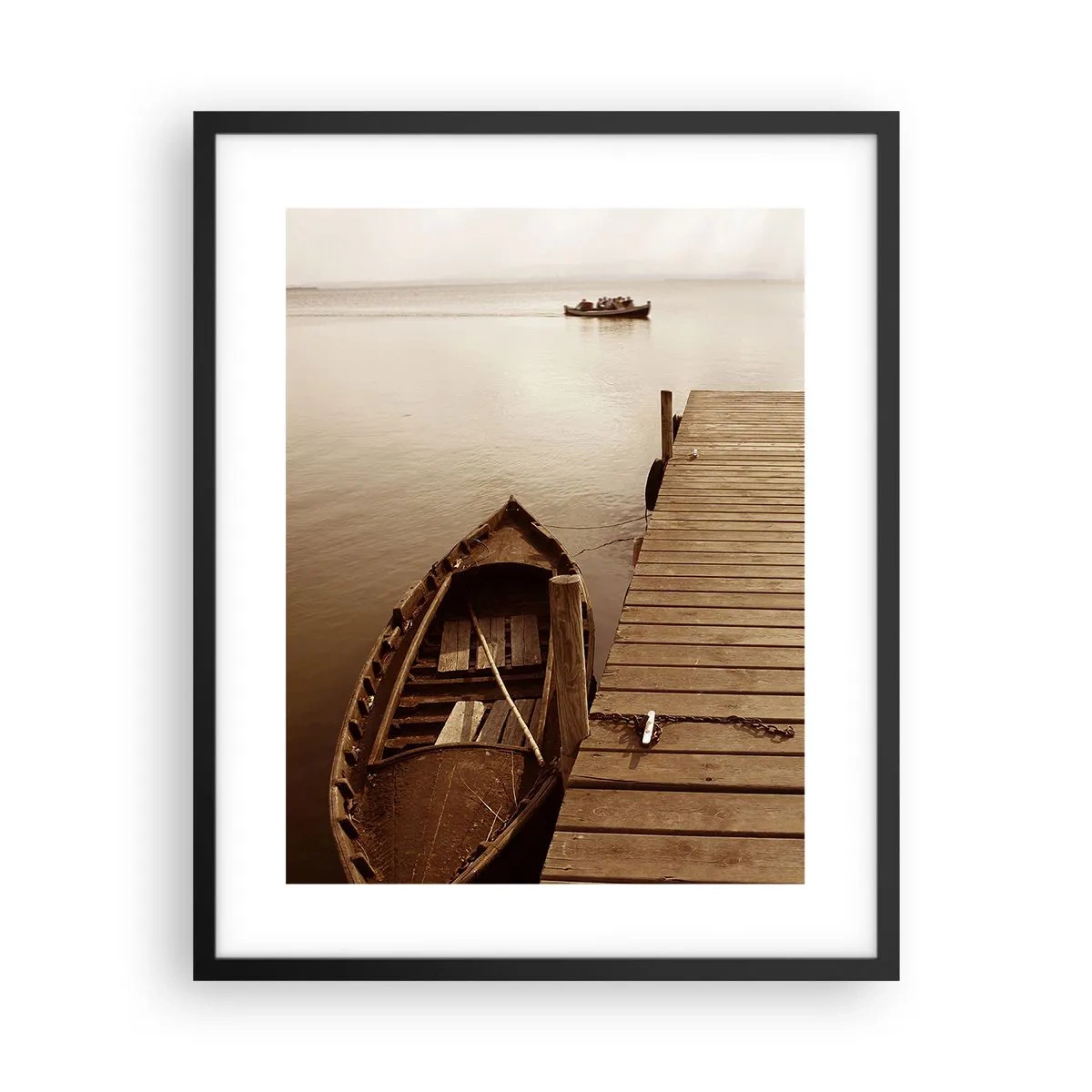 Affiche dans un cadre noir - Poster - Le grand silence - 40x50 cm