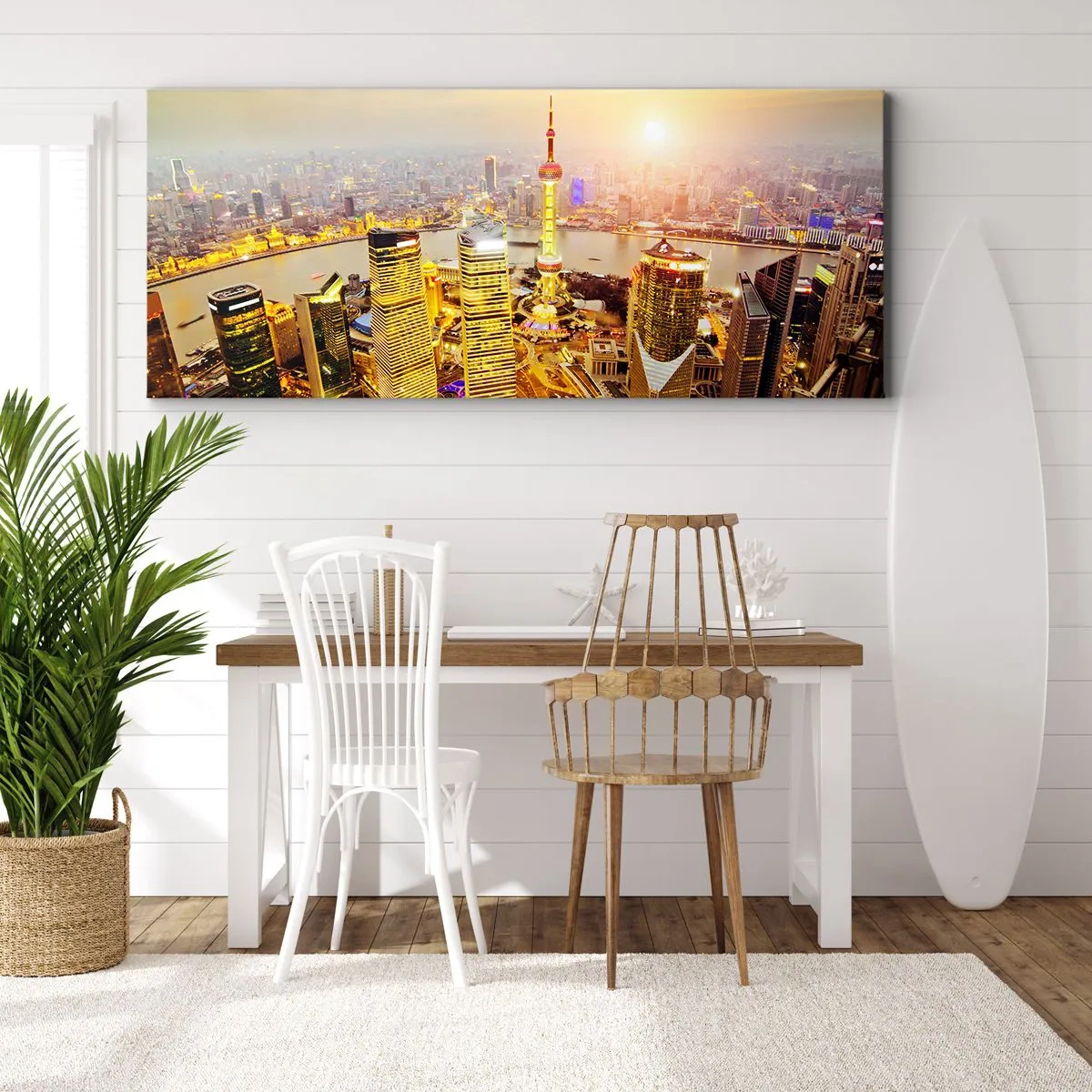 Impression sur toile - Image sur toile - Rêve asiatique - 100x40 cm