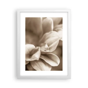 Affiche dans un cadre blanc - Poster - Doux comme un sourire - 30x40 cm