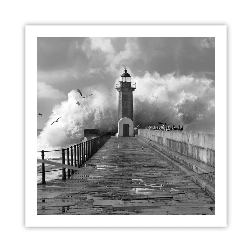 Affiche - Poster - Sans peur - 60x60 cm