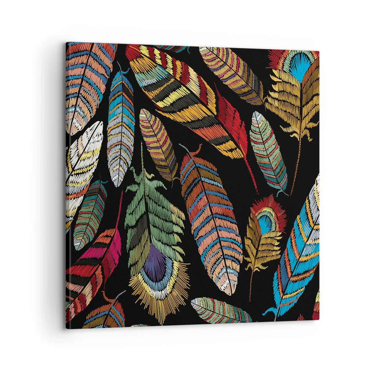 Impression sur toile - Image sur toile - Le carnaval des oiseaux - 60x60 cm