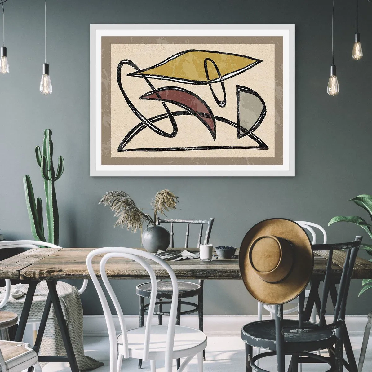 Affiche dans un cadre blanc - Poster - Verticales et horizontales - 91x61 cm