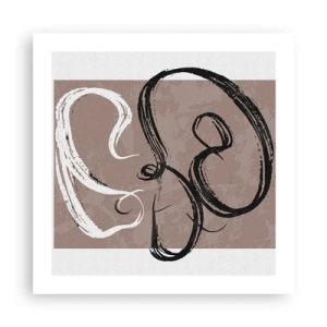 Affiche - Poster - Composition – la recherche de la plénitude - 50x50 cm