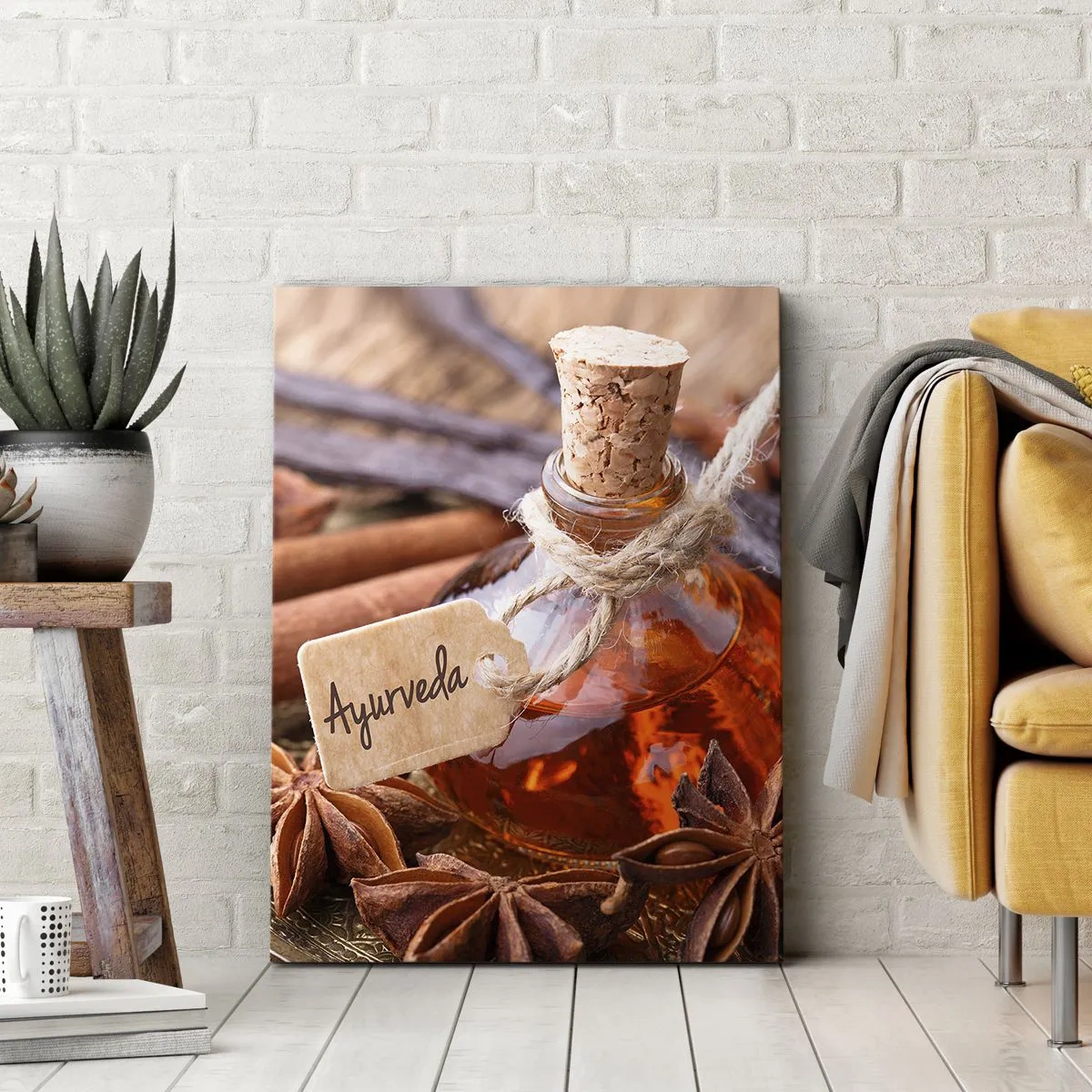 Impression sur toile - Image sur toile - Vers l'unité du corps et de l'esprit - 55x100 cm