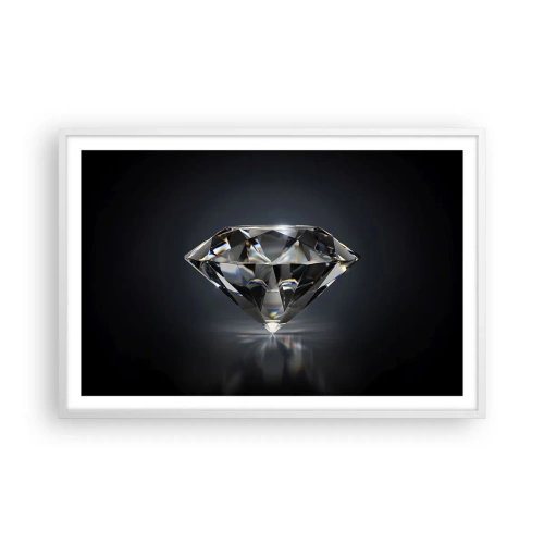 Affiche dans un cadre blanc - Poster - La meilleure amie - 91x61 cm