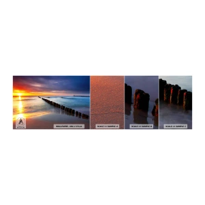 Échantillon De Papier Peint Standard Eco - Ecoute le silence - Paysage, Coucher de soleil, Plage - 100x30 cm