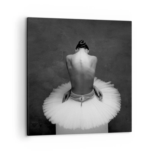 Impression sur toile - Image sur toile - C'est justement en train de fleurir - 50x50 cm