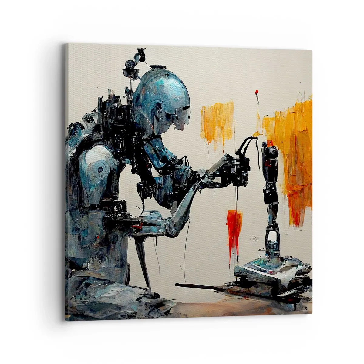 Impression sur toile - Image sur toile - Déjà demain… - 70x70 cm