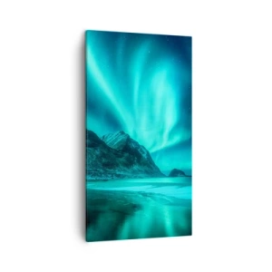 Impression sur toile - Image sur toile - Merveilles du Nord - 45x80 cm