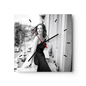 Horloge murale - Pendule murale - Certainement un Parisien - 40x40 cm