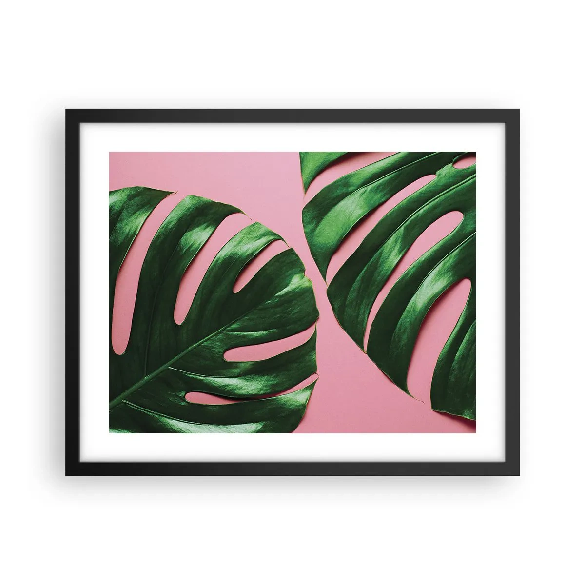 Affiche dans un cadre noir - Poster - Rendez-vous vert - 50x40 cm