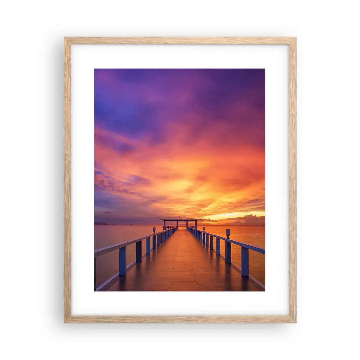 Affiche dans un chêne clair - Poster - Sans fin - 40x50 cm