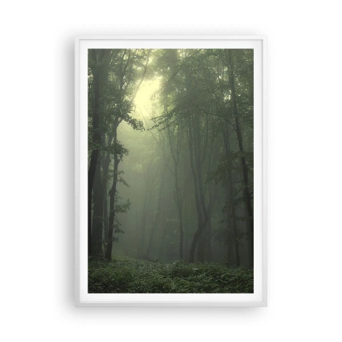 Affiche dans un cadre blanc - Poster - Avant qu'il ne se réveille - 70x100 cm