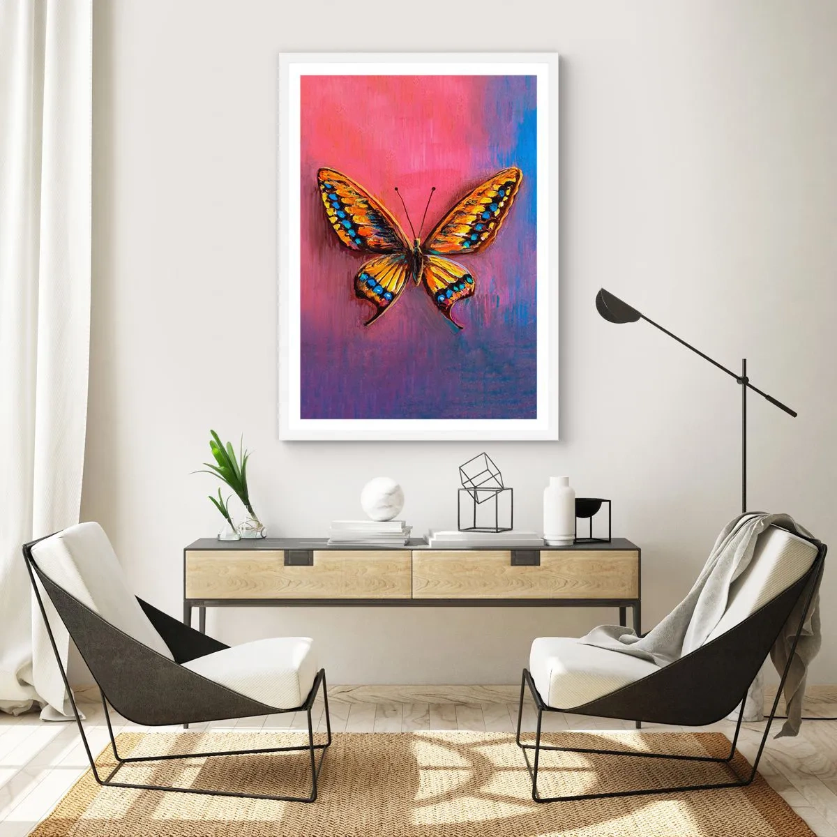 Affiche dans un cadre blanc - Poster - Un joyau de la nature - 70x100 cm