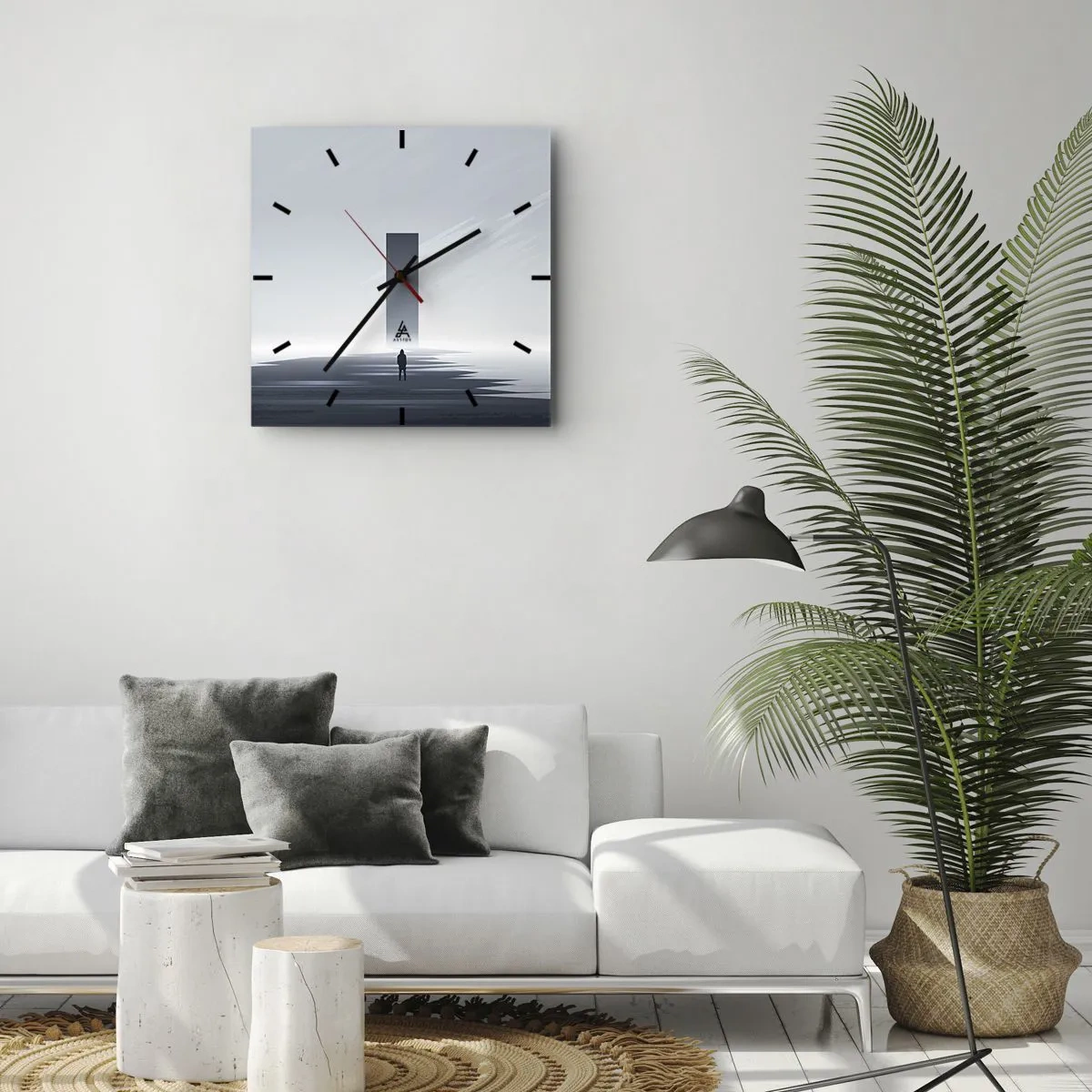 Horloge murale - Pendule murale - Opportunité ou menace ? - 30x30 cm