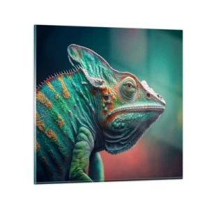 Impression sur verre - Image sur verre - Vous me voyez? Pas bien… - 50x50 cm