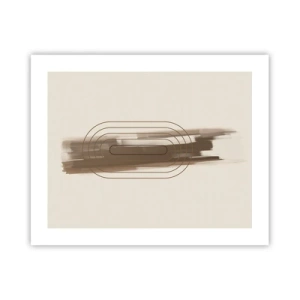 Affiche - Poster - Parfum de gris - 50x40 cm