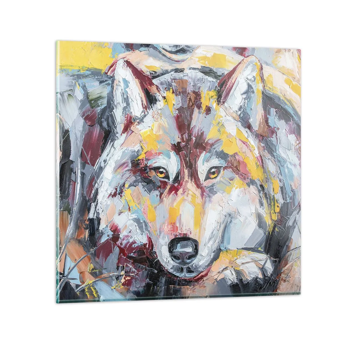 Impression sur verre - Image sur verre - En paix au milieu des siens - 30x30 cm