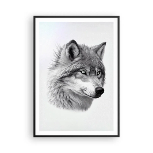 Affiche dans un cadre noir - Poster - Alpha – sans aucun doute - 70x100 cm