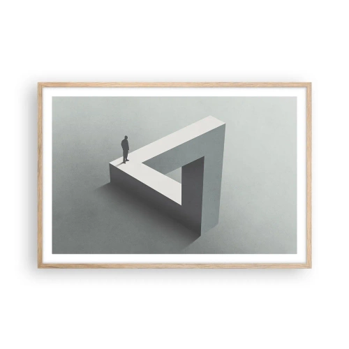 Affiche dans un chêne clair - Poster - Mais c'est possible - 91x61 cm