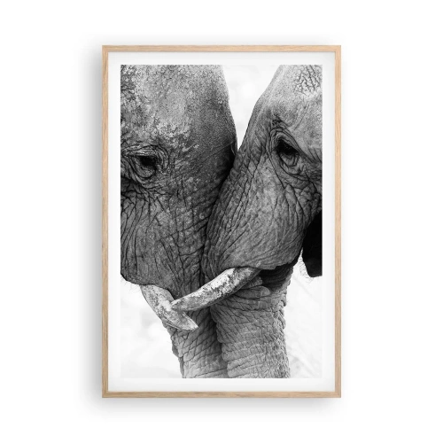 Affiche dans un chêne clair - Poster - Confession sincère - 61x91 cm