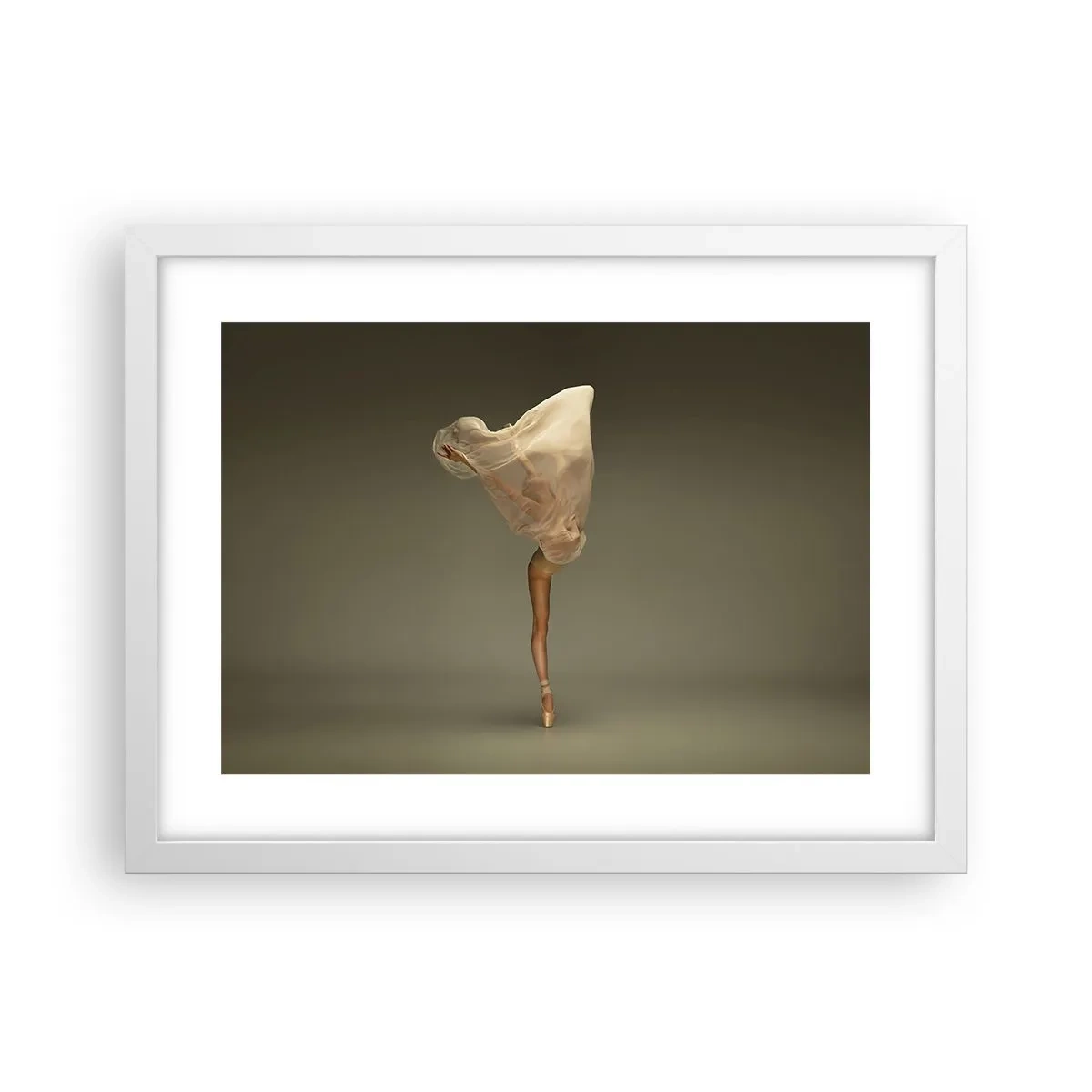 Affiche dans un cadre blanc - Poster - Il va bientôt s'envoler - 40x30 cm