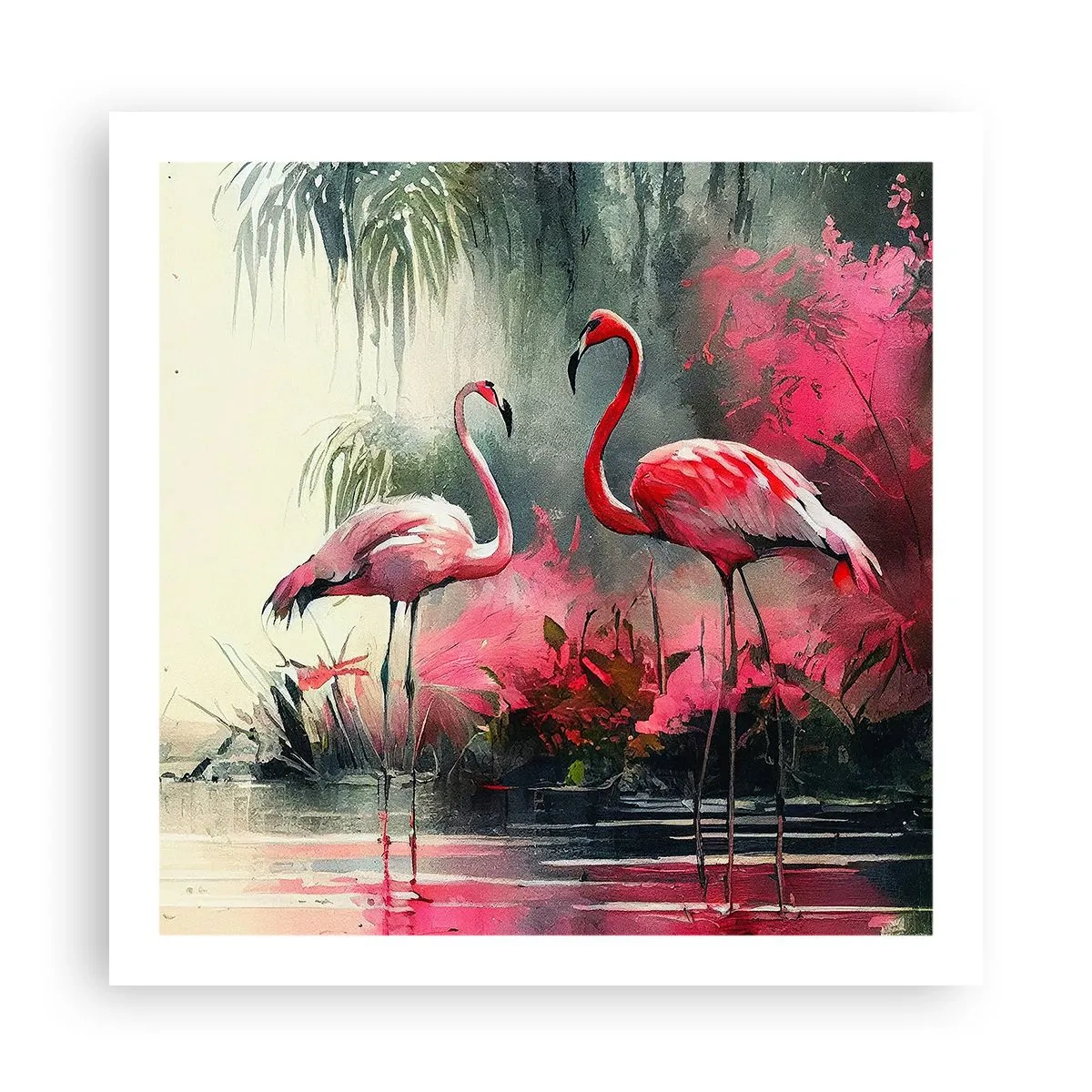 Affiche - Poster - Une leçon de grâce naturelle - 60x60 cm