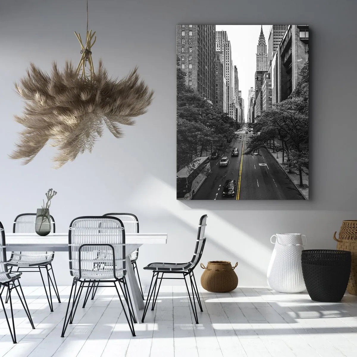 Impression sur toile - Image sur toile - Matin new-yorkais - 70x100 cm