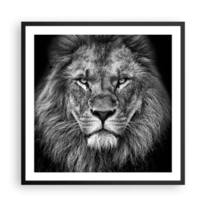 Affiche dans un cadre noir - Poster - En vêtement de sacre - 60x60 cm