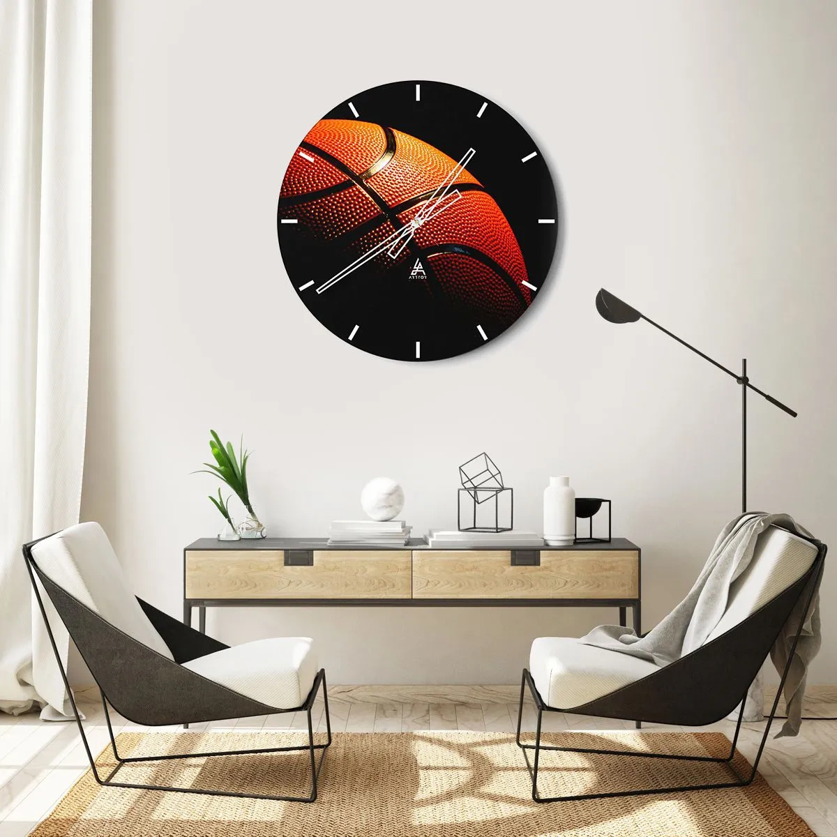 Horloge murale - Pendule murale - Belle comme une planète - 40x40 cm